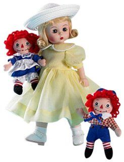 Marcella and Raggedy Ann and Andy, 8" Storybook Collection Toys & Games