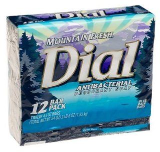 Dial Bar Soap 12 pack, Mountain Fresh, 4 Ounce Bars  Bath Soaps  Beauty