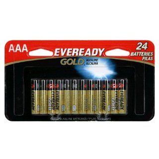 Eveready Gold Alkaline Batteries, AAA , 24 batteries Health & Personal Care