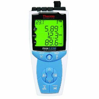 Orion 5 Star Plus Portable pH/ORP/ISE/Conductivity/DO Multiparameter Meter,  2.000 to 19.999 pH Range Science Lab Multiparameter Meters