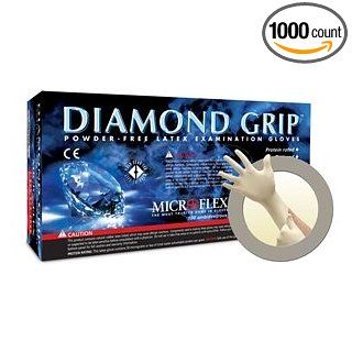 Microflex Diamond Grip Powder Free Medical Grade Latex Exam Gloves (1000 Case)