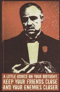 Greeting Cards Birthday The Godfather "A Little advice on your birthday" Health & Personal Care