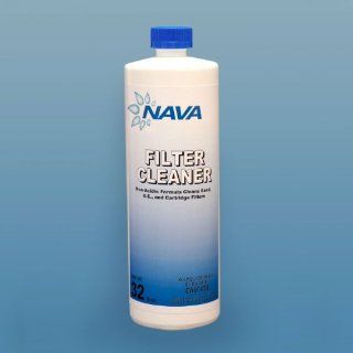 Nava Chemicals 652139022 32 Ounce Filter Cleaner, 1 Quart Bottle  Swimming Pool Maintenance Kits  Patio, Lawn & Garden