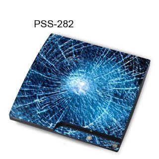 Taylorhe Skins PS3 Slim Decal/ smashed glass Video Games