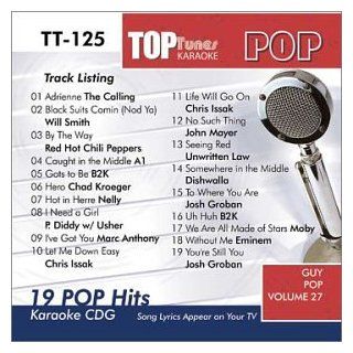 Top Tunes Karaoke CDG Guy Pop Vol.27 TT 125 Music