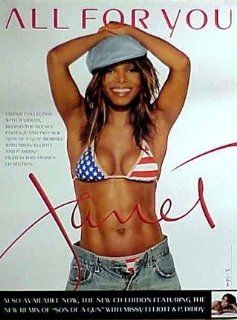 JANET JACKSON   ALL FOR YOU 18x24 POSTER P712  Other Products  