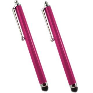 SAMRICK   Pack of 2   Pink   High Capacitive Aluminium Stylus Pen for Apple iPad 1, iPad 2, iPad 3, iPad 4 4G & iPad Mini Cell Phones & Accessories