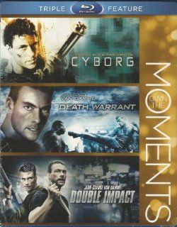 Blu ray Triple Feature Cyborg (1989) / Death Warrant (1990) / Double Impact (1991) [Blu ray]   Jean Claude Van Damme, Cynthia Gibb, Robert Gullaume (2012   Blu ray) Movies & TV