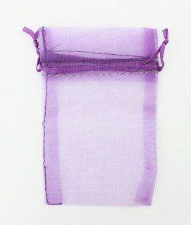 2 3/4" x 3 1/2" (7cm x 9cm) Ogranza Bag in Purple   10 Pieces