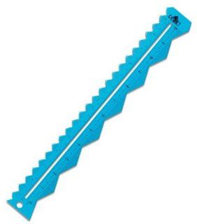 Paper Tearing Rulers 12 Inch  Zig Zag   Office And School Rulers
