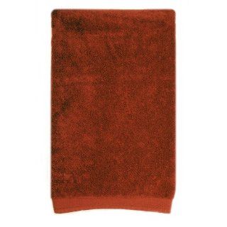 Graccioza Pure Colour 39 by 69 Bath Sheet, Brick Red   Hand Towels