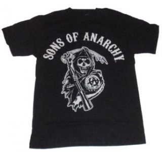 Sons of Anarchy Licensed Graphic T Shirt (XXL/Black) Clothing