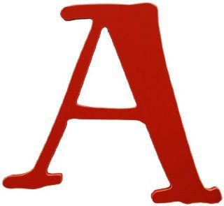 New Arrivals The Letter A, Rusty Red  Wood Letters For Wall Decor  Baby