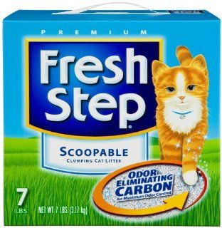 Fresh Step Scoopable Cat Litter, 7 Pound Boxes (Pack of 3)  Pet Litter 