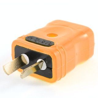 AU Plug AC 250V 16A Orange Plastic Power Adapter Connector Electronics
