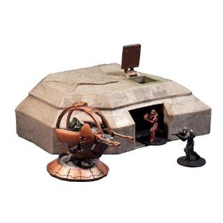 McFarlane Toys Halo Micro Ops Series 1 High Ground Bunker with a Shade Turret, Spartan and Marine Toys & Games
