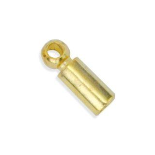 Beadalon Cord End Heavy 1.8mm Gold Plated, 5 Piece