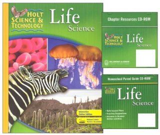 Holt Science & Technology Package with Parent Guide CD Life Science 9780547608150 Science & Mathematics Books @