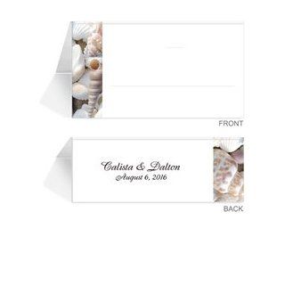 200 Personalized Place Cards   Shell Fortune  Greeting Cards 