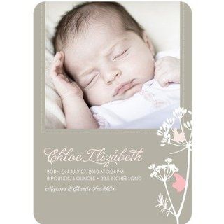 Birth Announcements   Butterfly Branch Girl Photo Birth Announcement Health & Personal Care
