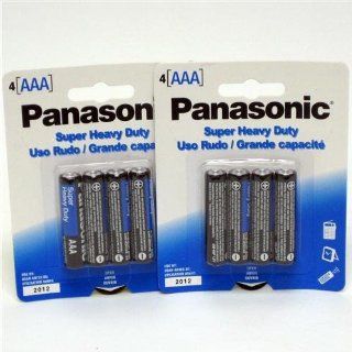 Panasonic Super Heavy Duty One Pack of 4 Battery 4 X AAA Electronics