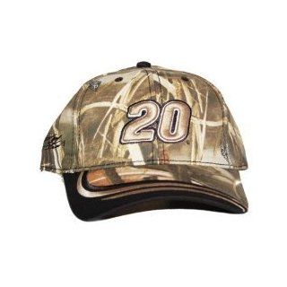 Joe Gibbs Racing #20 Tony Stewart Nascar Hat   #20 All Camo / Black Bill Tip  Sports Fan Baseball Caps  Sports & Outdoors