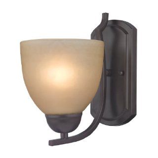 Elk Lighting 1401WS/10 Kingston 1 Light Sconce, Oil Rubbed Bronze   Flush Mount Ceiling Light Fixtures  