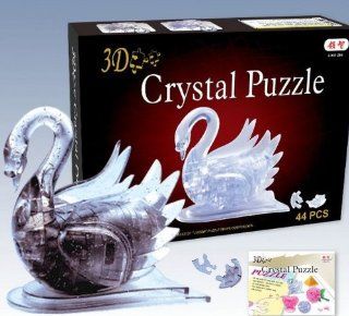 DIY Swan Jigsaw 3D Crystal Puzzle Educational Toys best Gifts Video Games