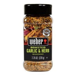 Weber Roasted Garlic & Herb Seasoning 7.75 oz (Pack of 4)  Chicken Seasoning  Grocery & Gourmet Food