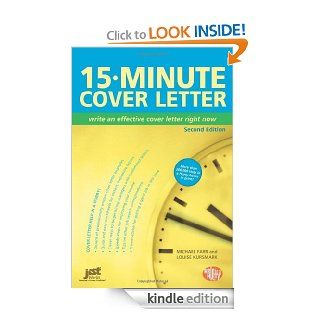 15 Minute Cover Letter Write an Effective Cover Letter Right Now (15 Minute Cover Letter)   Kindle edition by Michael Farr. Business & Money Kindle eBooks @ .