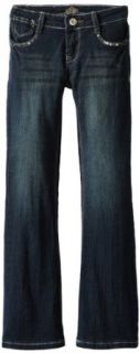Almost Famous Girls 7 16 Bootcut With Sequin Pocket, Super Dark Wash, 10 Jeans Clothing