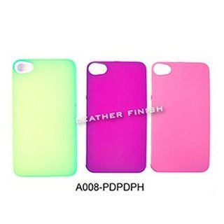 SWITCHABLE CASE FOR APPLE IPHONE 4 4S CHANGEABLE GREEN PURPLE PINK Cell Phones & Accessories