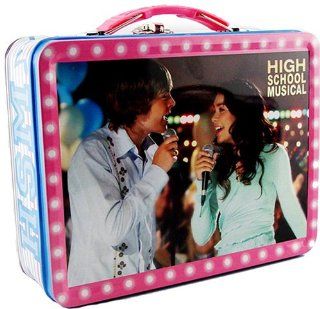 Pink & Blue High School Musical Tin Lunch Box,High school backpack Tin Purse also available