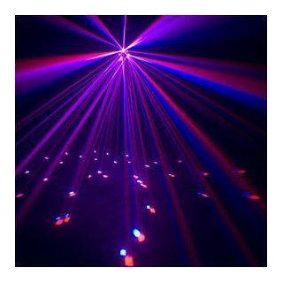 American Dj Supply Quad Phase Dynamic Led Effect Light Multi Beam Multi Colored Wide Coverage Musical Instruments