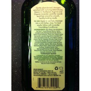 Avalon Organics Shampoo, Strengthening Peppermint, 11 Ounces (325 ml) (Pack of 3)  Hair Shampoos  Beauty