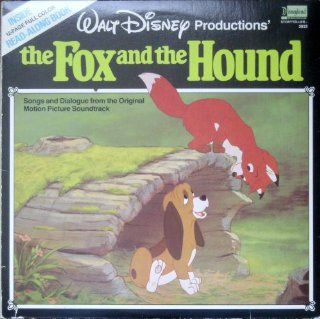 Walt Disney Productions' The Fox and the Hound (Inside 12 Page Full Color Read Along Book) [LP Record] Music