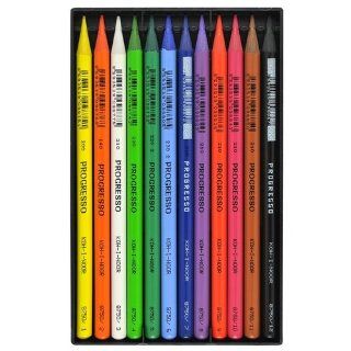 Koh I Noor Progresso Woodless Colored Pencils 24 Color Set  Artists Pencils  Electronics