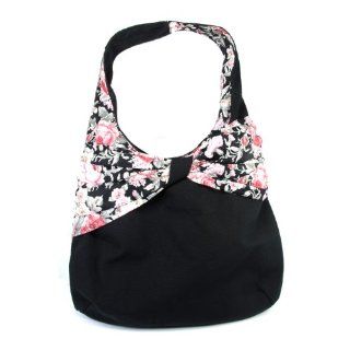 Hobo Handbag/Purse, Canvas Fabric/Cotton Trim, Approximately 14" x 11", 21" Strap Beauty