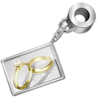 Neonblond Bead/Charm "Wedding Rings"   Fits Pandora Bracelet NEONBLOND Jewelry & Accessories Jewelry