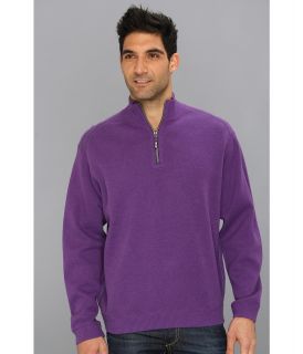 Tommy Bahama Flip Side Pro Half Zip Mens Sweater (Purple)