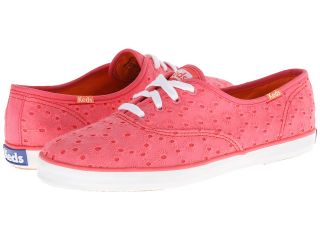 Keds Champion Eyelet Womens Lace up casual Shoes (Coral)