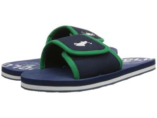 Polo Ralph Lauren Kids Ferry Slide Boys Shoes (Navy)