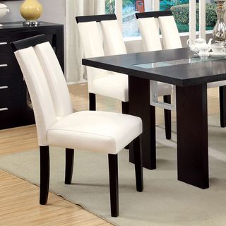Furniture Of America Lumina Two tone Dining Chairs (set Of 2)