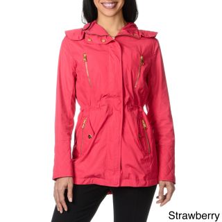 Taylor Fashion Ltd / Samsung Bebe Womens Hooded Anorak Jacket Red Size S (4  6)