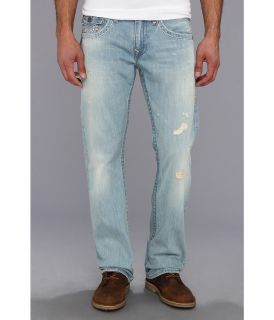 True Religion Ricky Straight Natural Nouveau Super T in Scottsdale Mens Jeans (Blue)