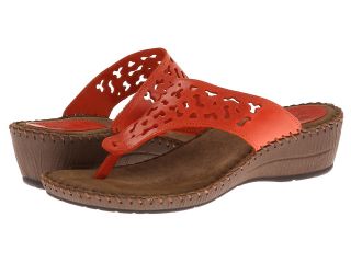 Spring Step Premium Womens Dress Sandals (Orange)