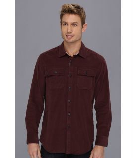 Tommy Bahama Denim Island Modern Fit Brave New Cord Shirt Jacket Mens Long Sleeve Button Up (Brown)