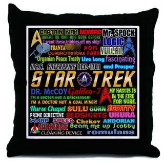  Star Trek TOS Throw Pillow