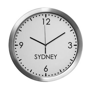  SYDNEY Executive Newsroom Wall Clock