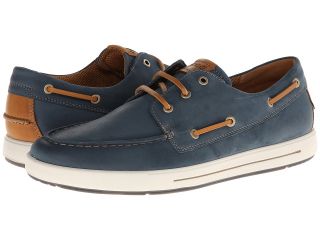 ECCO Eisner Boat Sneaker Mens Shoes (Blue)